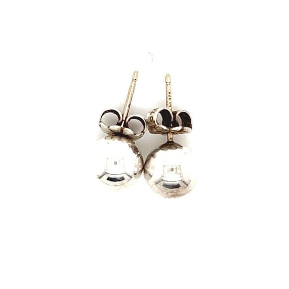 T&Co. 925 Ball Stud Earrings (10mm) - Picture 2 of 4